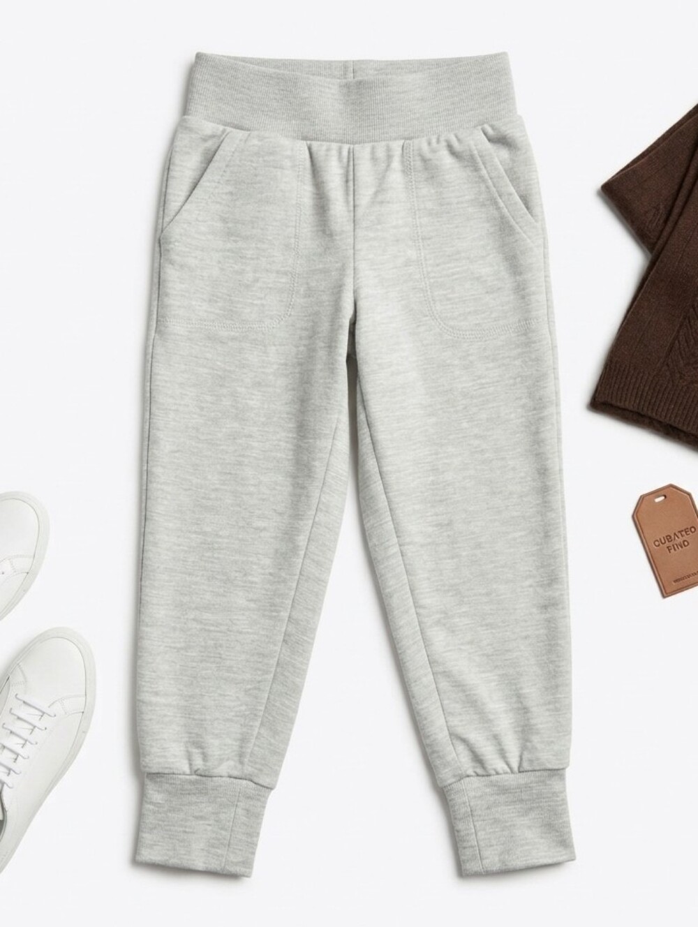 🧸 5/$25 🧸Athletic Works Heather Grey Active Jogger Pants Tech Stretch Super